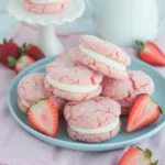 Strawberry Cake Mix Cookies