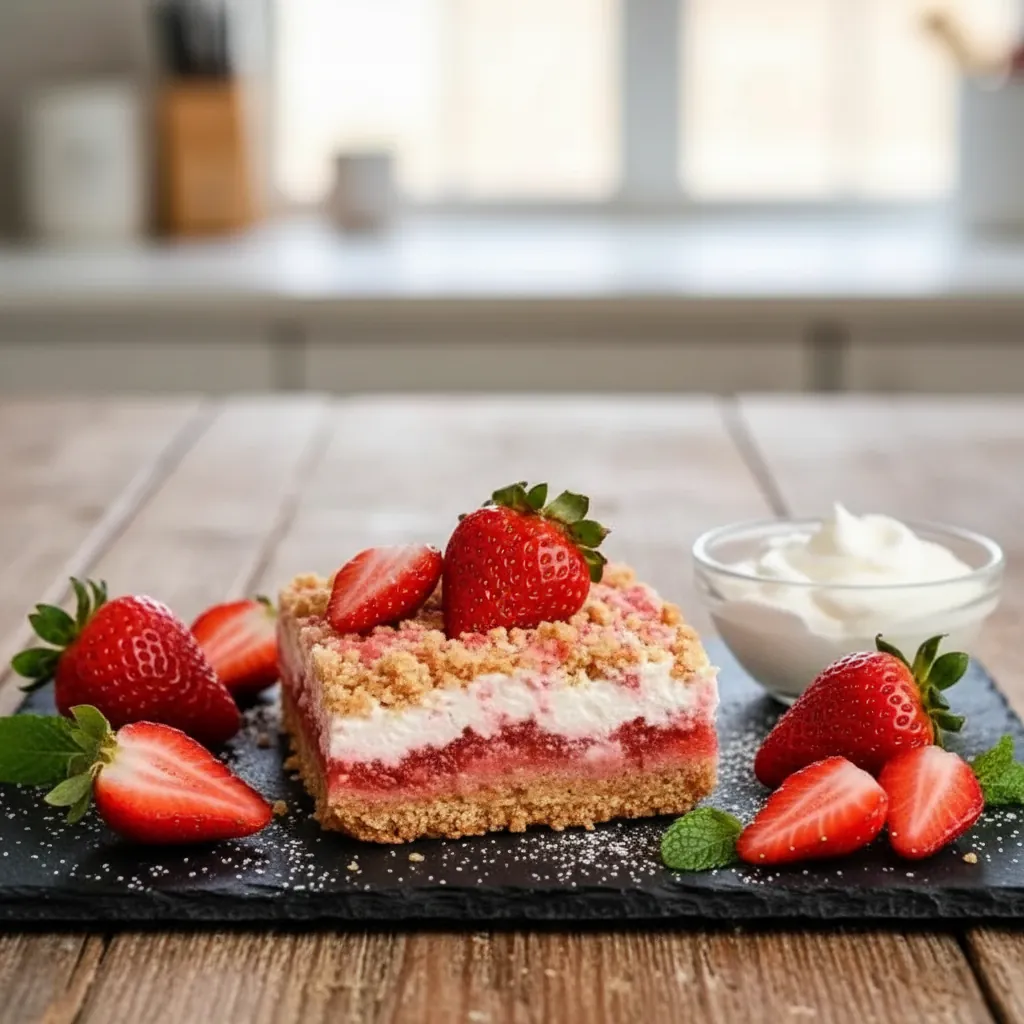 Strawberry Shortcake Bars