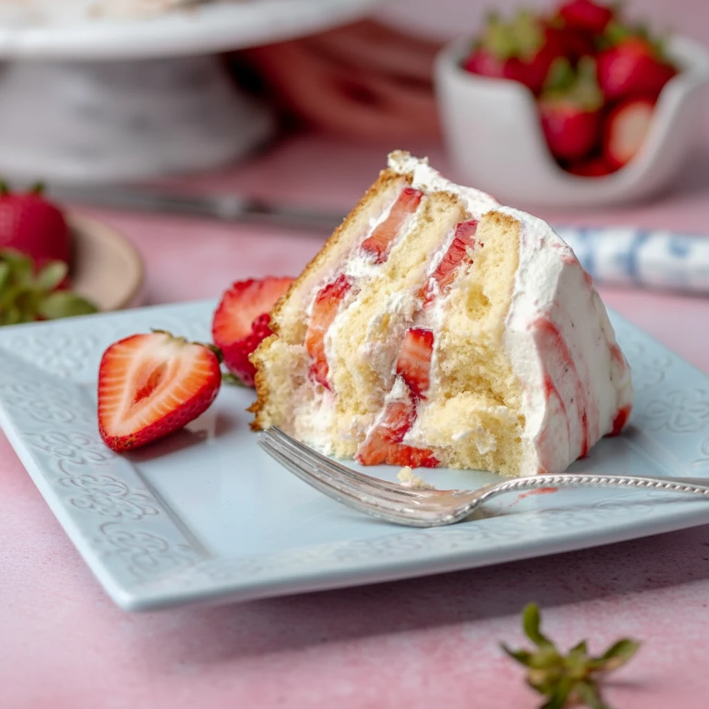 Strawberry Shortcake Cake