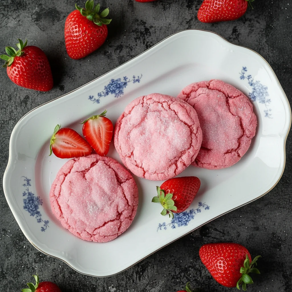 Strawberry Sugar Cookies