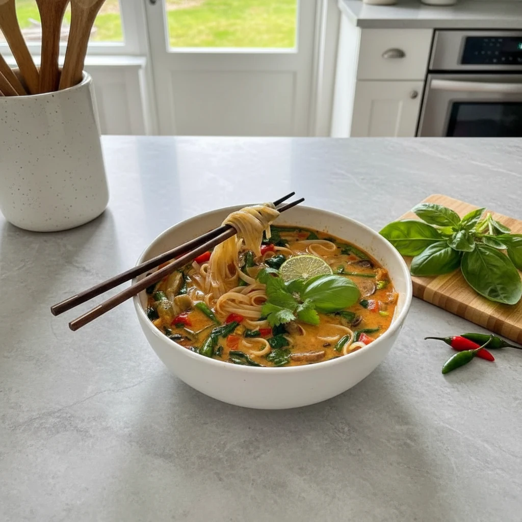 Thai Vegetable Noodle Soup