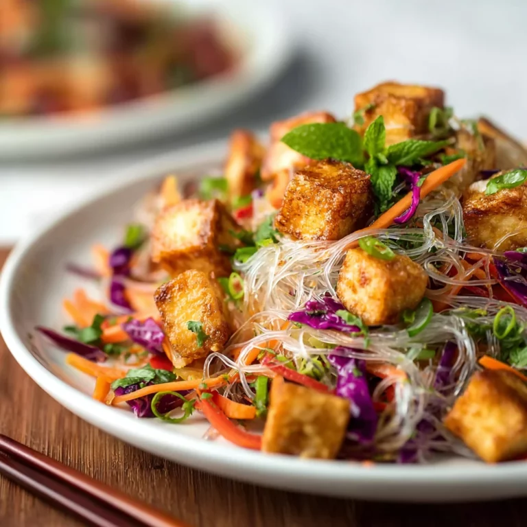 Tofu Spring Roll Salad