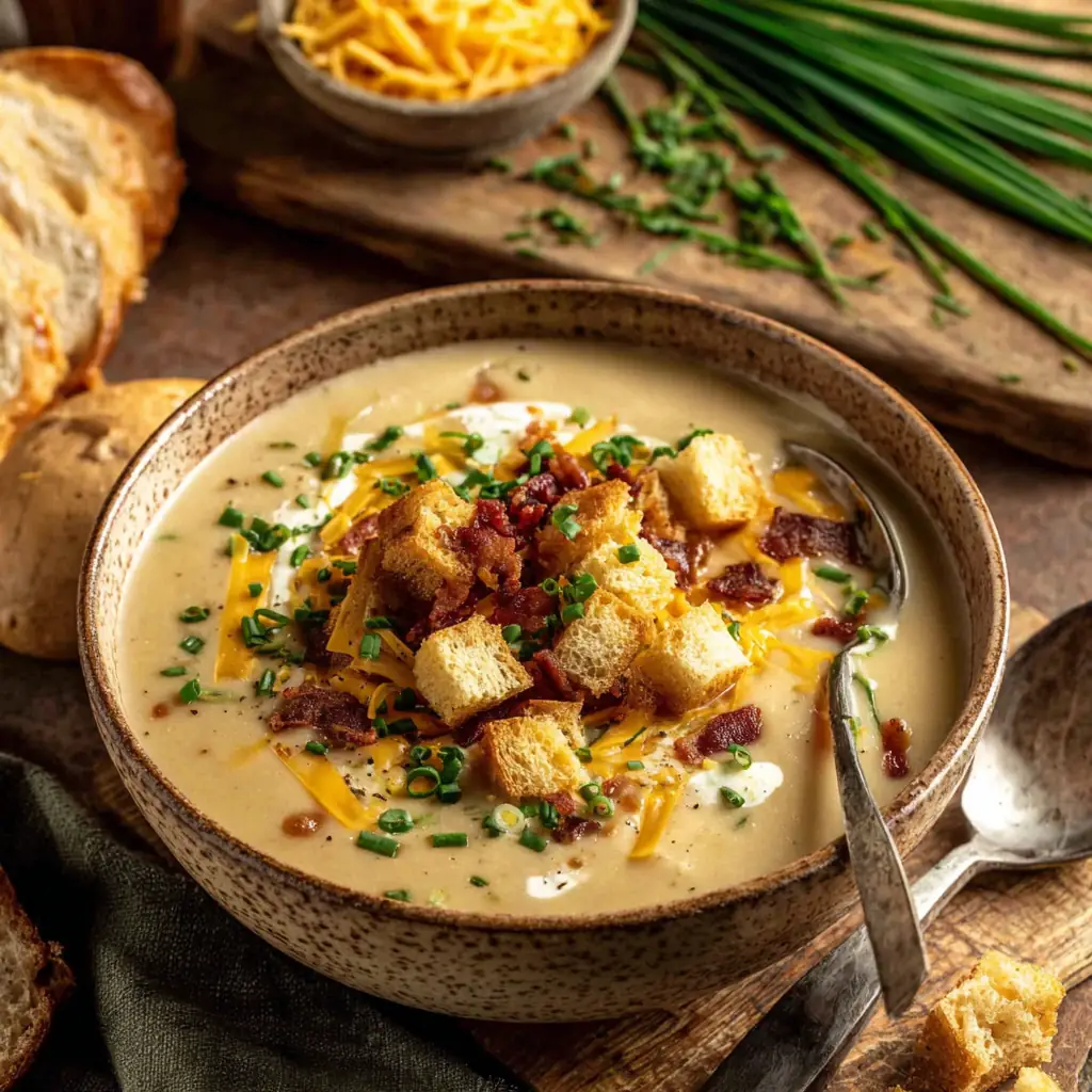 4 Ingredient Potato Soup – Creamy, Simple, and Comforting 4 4 ingredient potato soup
