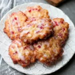 Baked Rhubarb Fritters