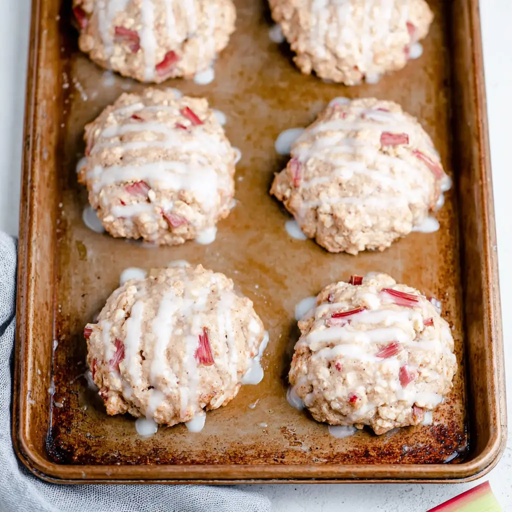 Baked Rhubarb Fritters