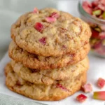 Brown Sugar Rhubarb Cookies