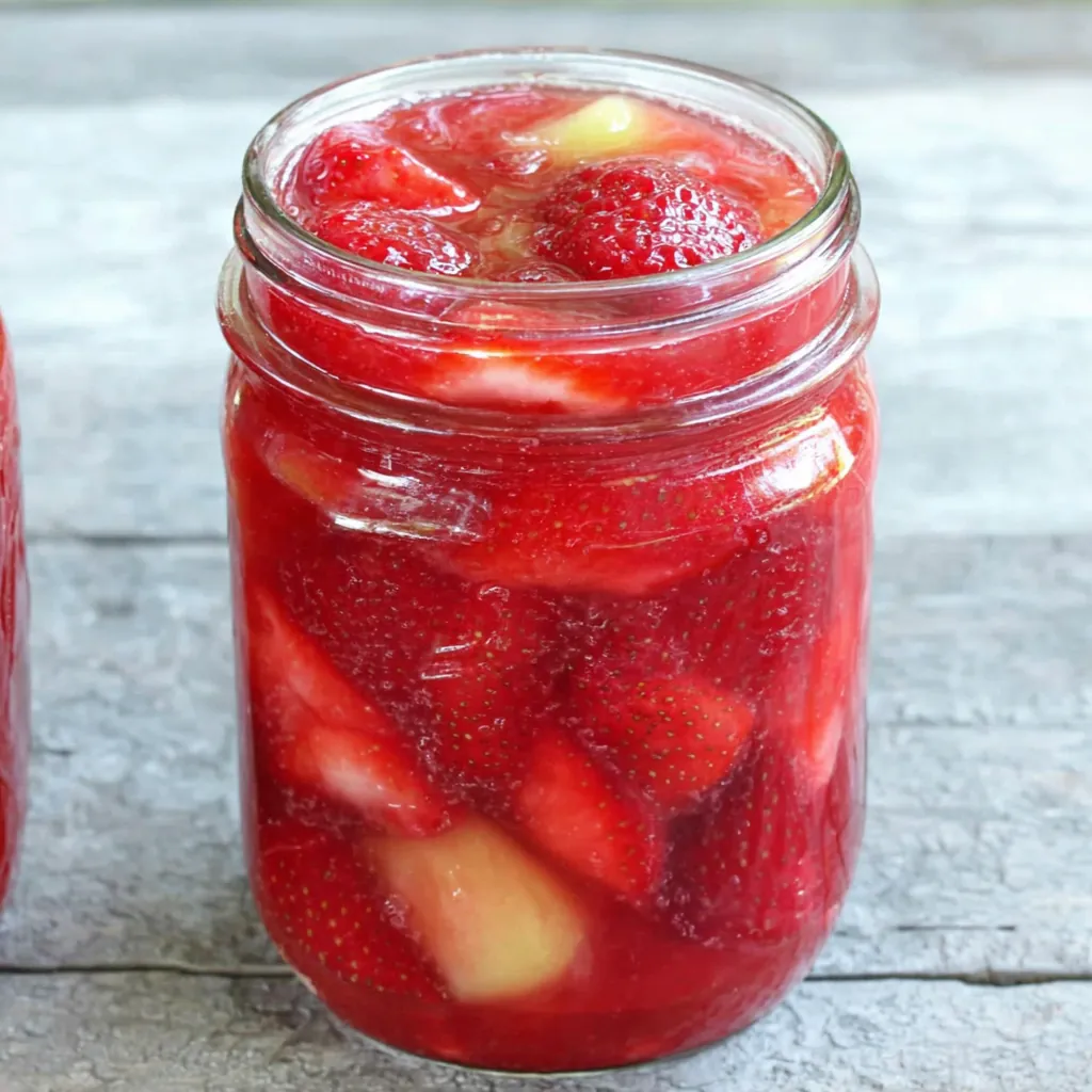 Canned Strawberry Rhubarb Pie Filling