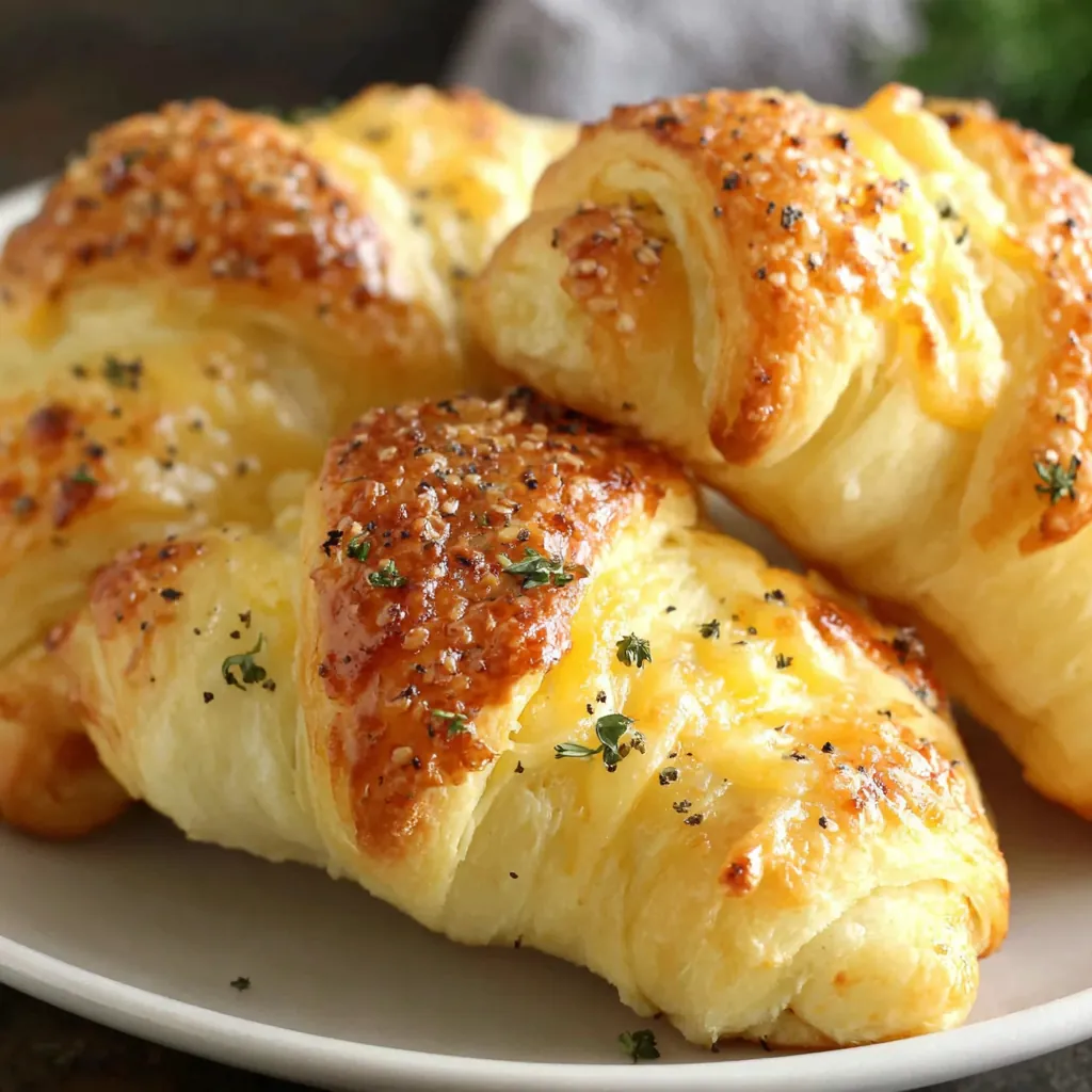 Cheesy Garlic Crescent Rolls