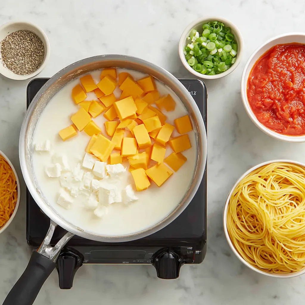 Chicken Spaghetti with Rotel: Cheesy Family Dinner Bake 4 Chicken spaghetti with Rotel