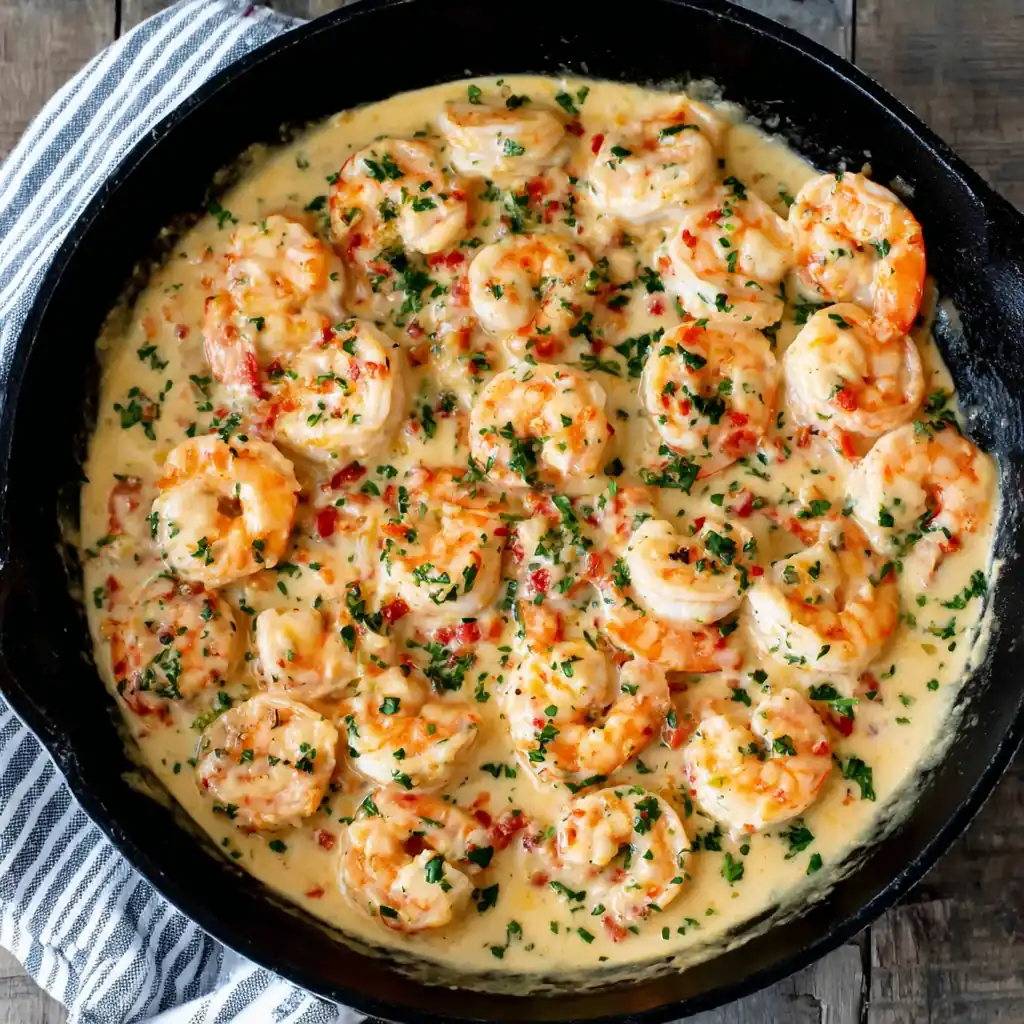 Creamy Garlic Shrimp: Amazing 15 Minute Meal with Rich Flavor 4 Creamy Garlic Shrimp