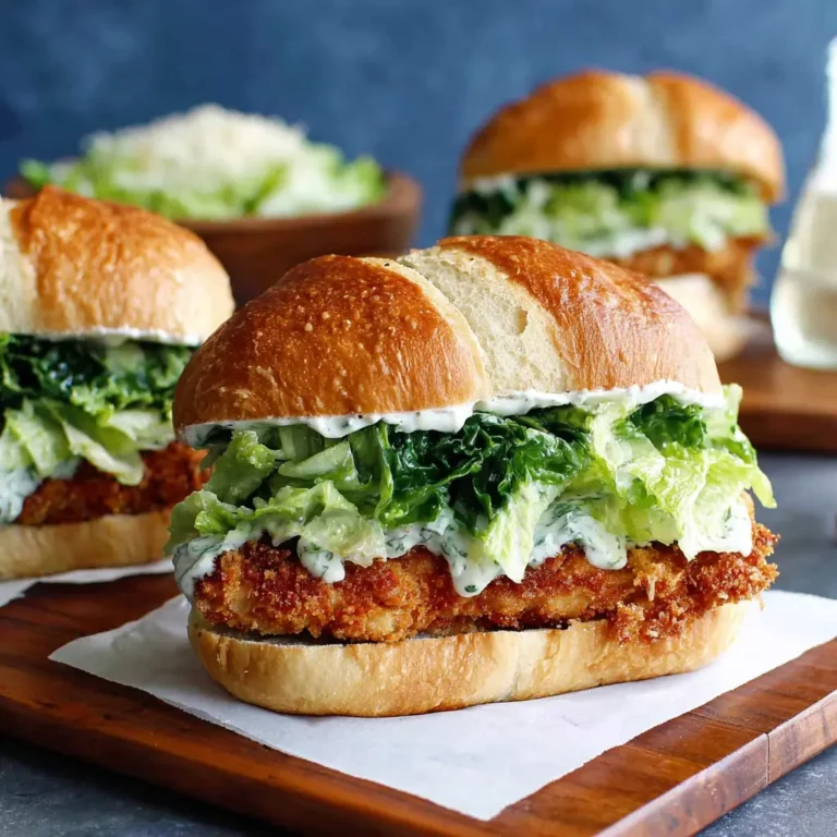 Crispy Chicken Caesar Sandwich