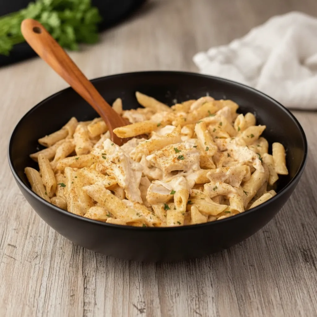 Crock pot cajun chicken pasta