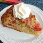 Crustless Rhubarb Pie