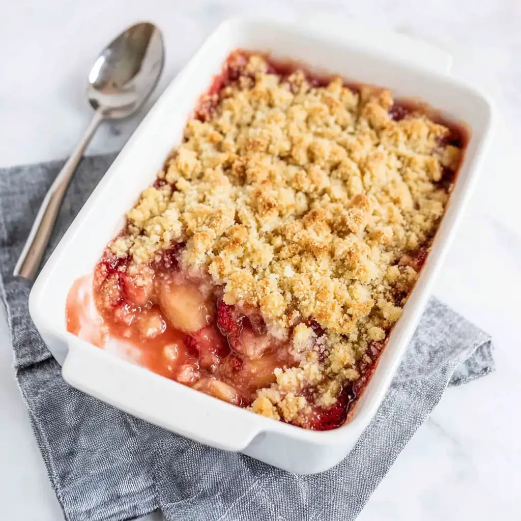 Easy Rhubarb Crisp