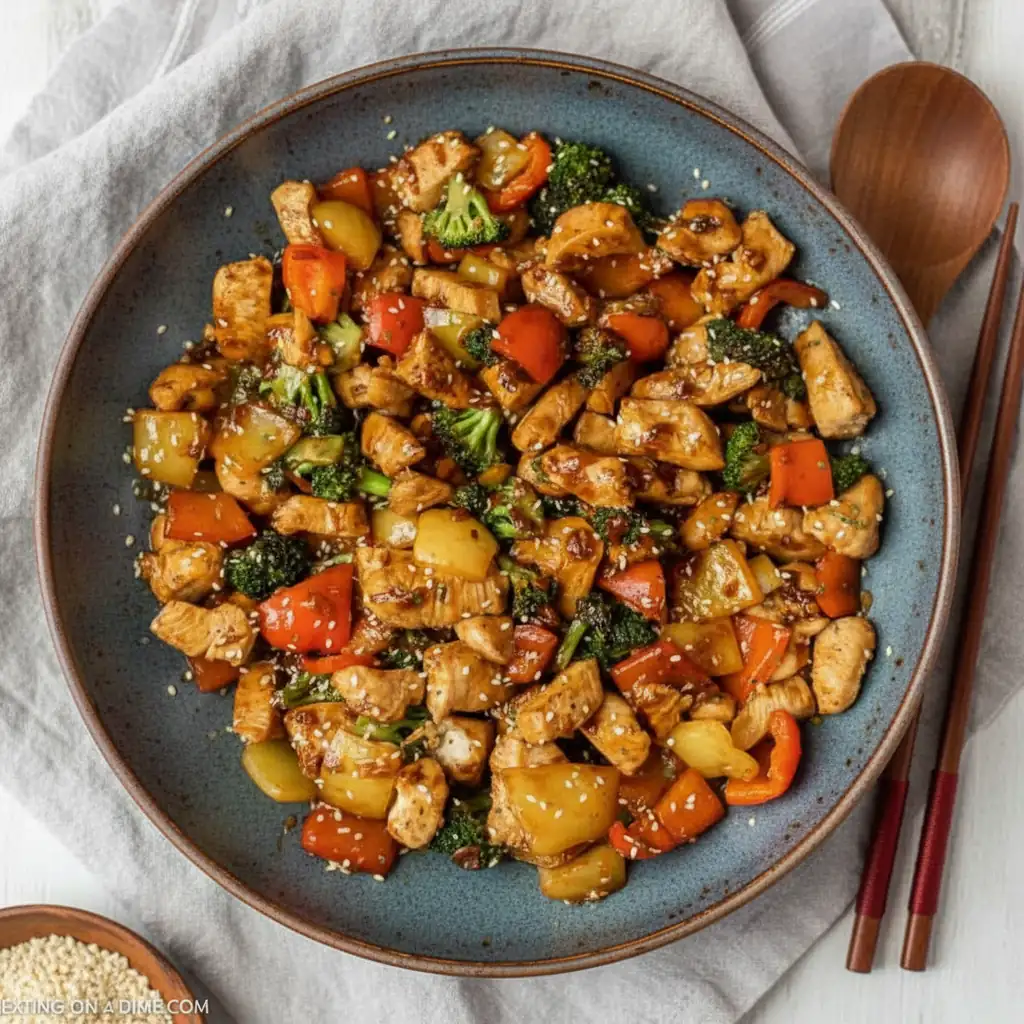 Easy chicken stir fry