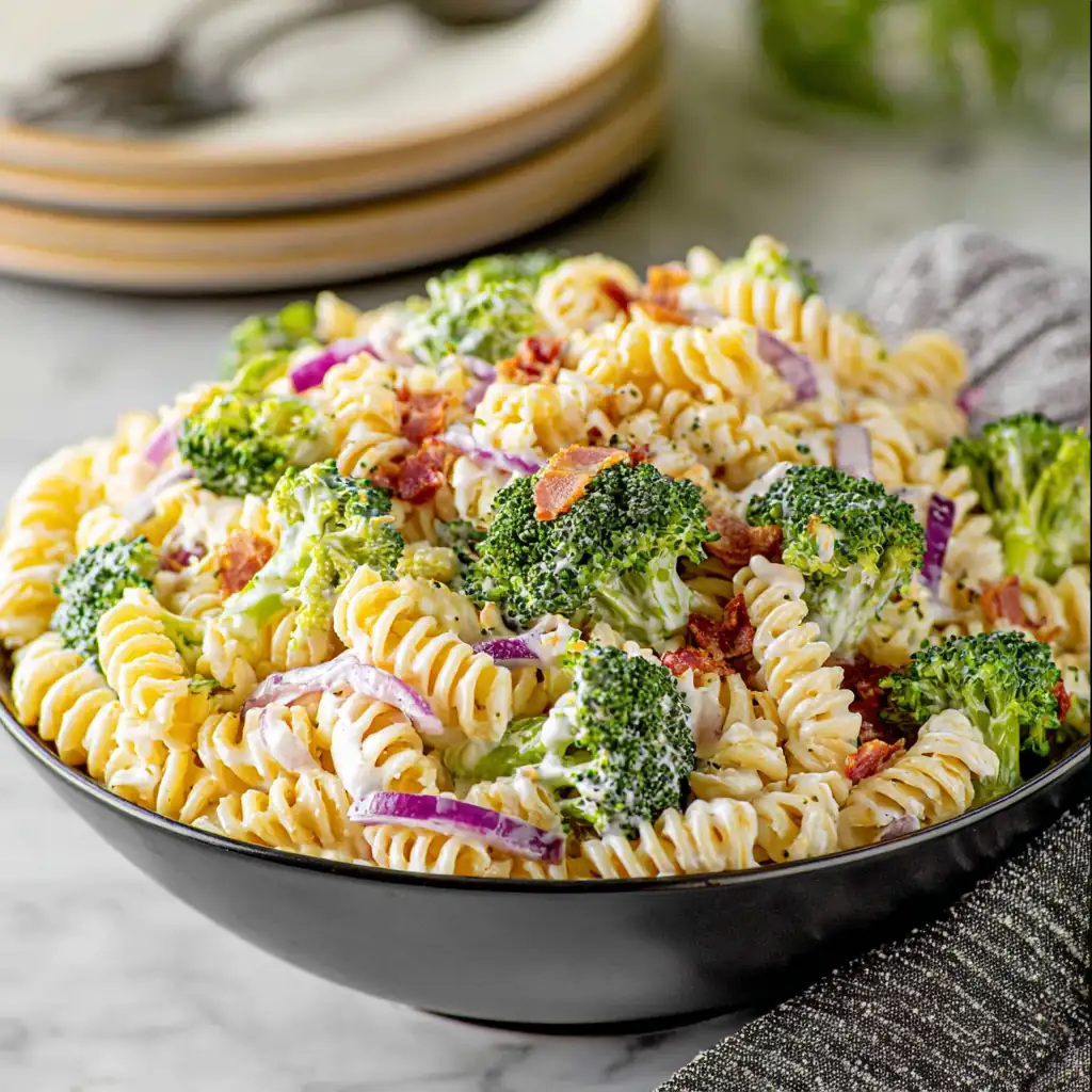 Fresh Broccoli Pasta Salad