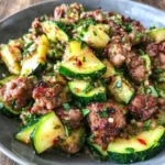 Garlic Butter Steak and Zucchini