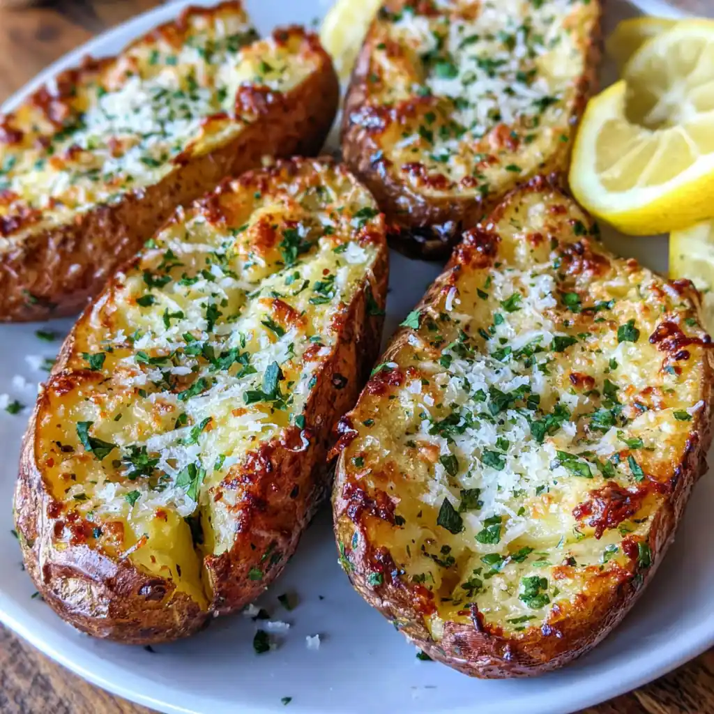Garlic Parmesan Potato Wedges: Amazing 45-Minute Baked Side Dish 4 Garlic Parmesan Potato Wedges