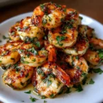 Garlic parmesan roasted shrimp