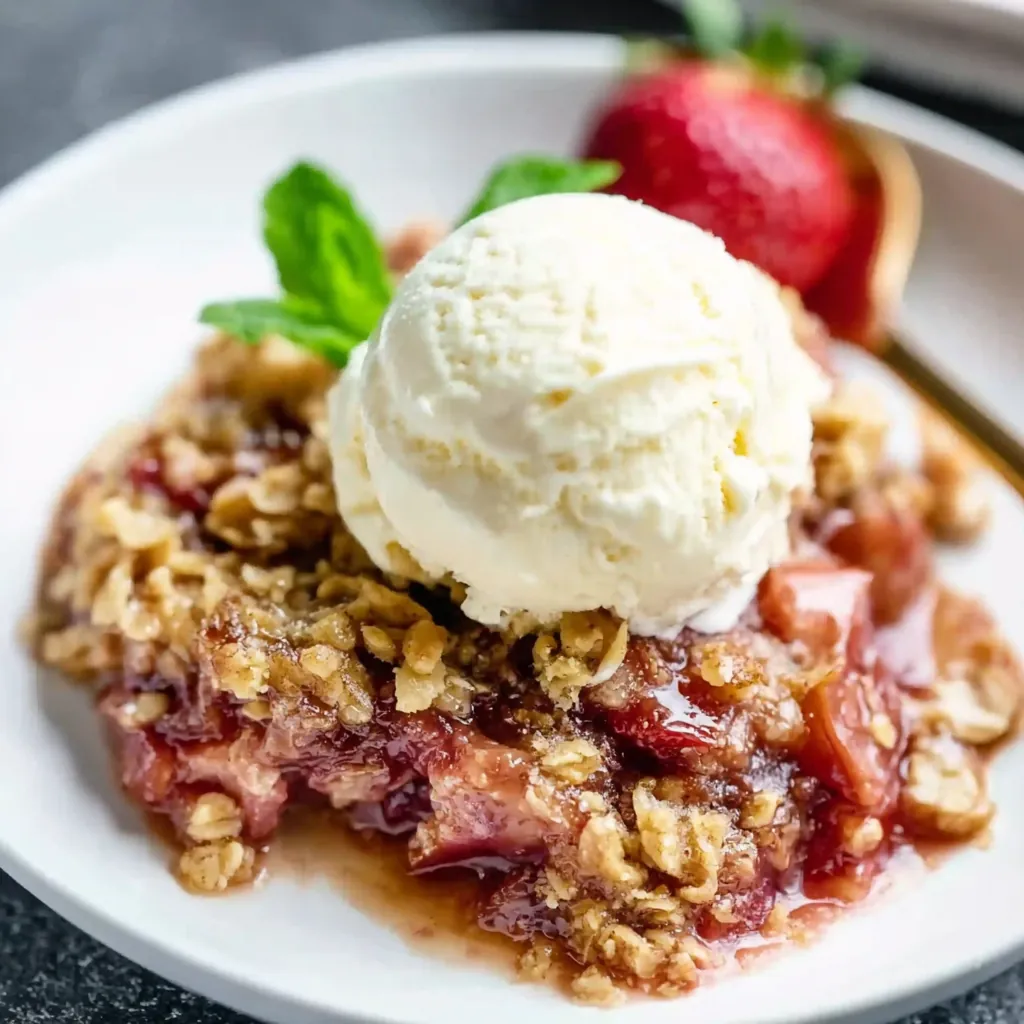 Grandma's Rhubarb Crisp