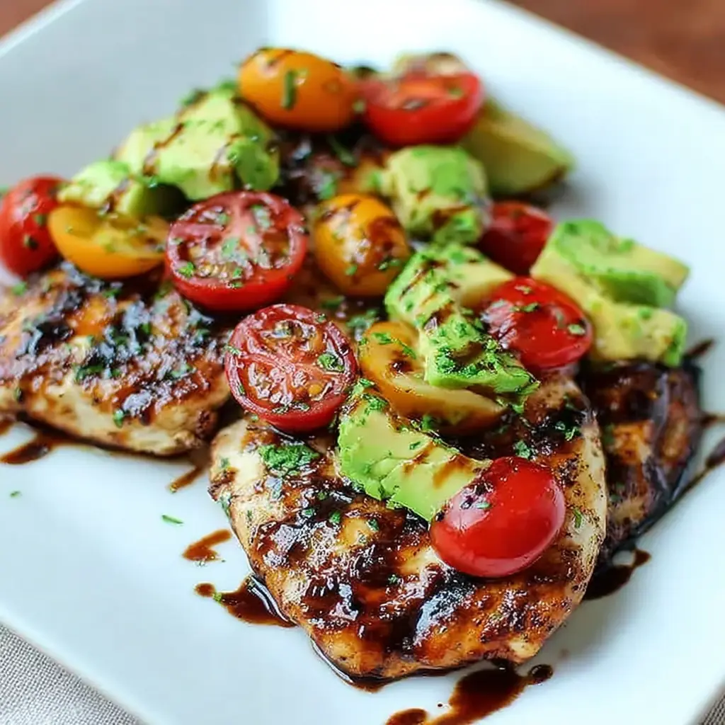 Grilled Avocado Chicken