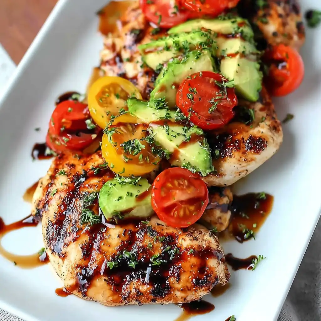 Grilled Avocado Chicken