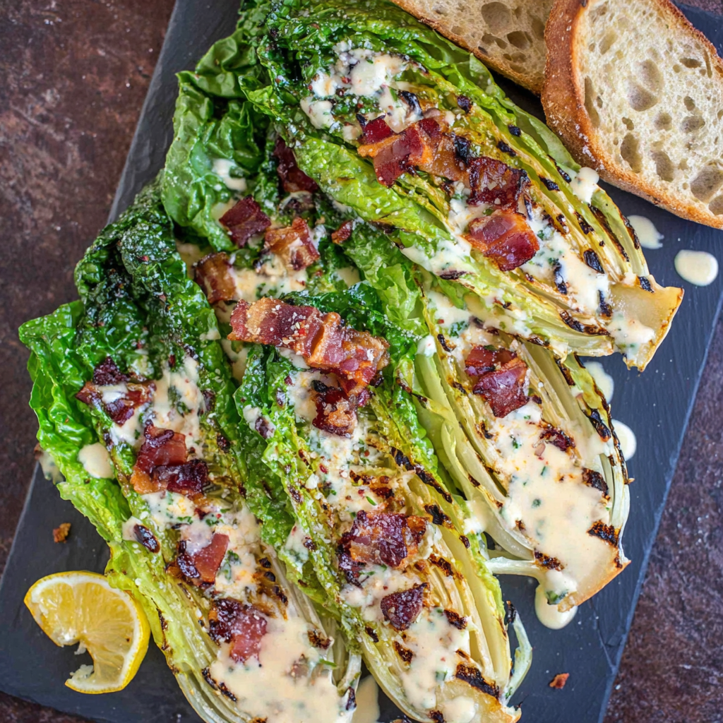 Grilled Caesar Salad
