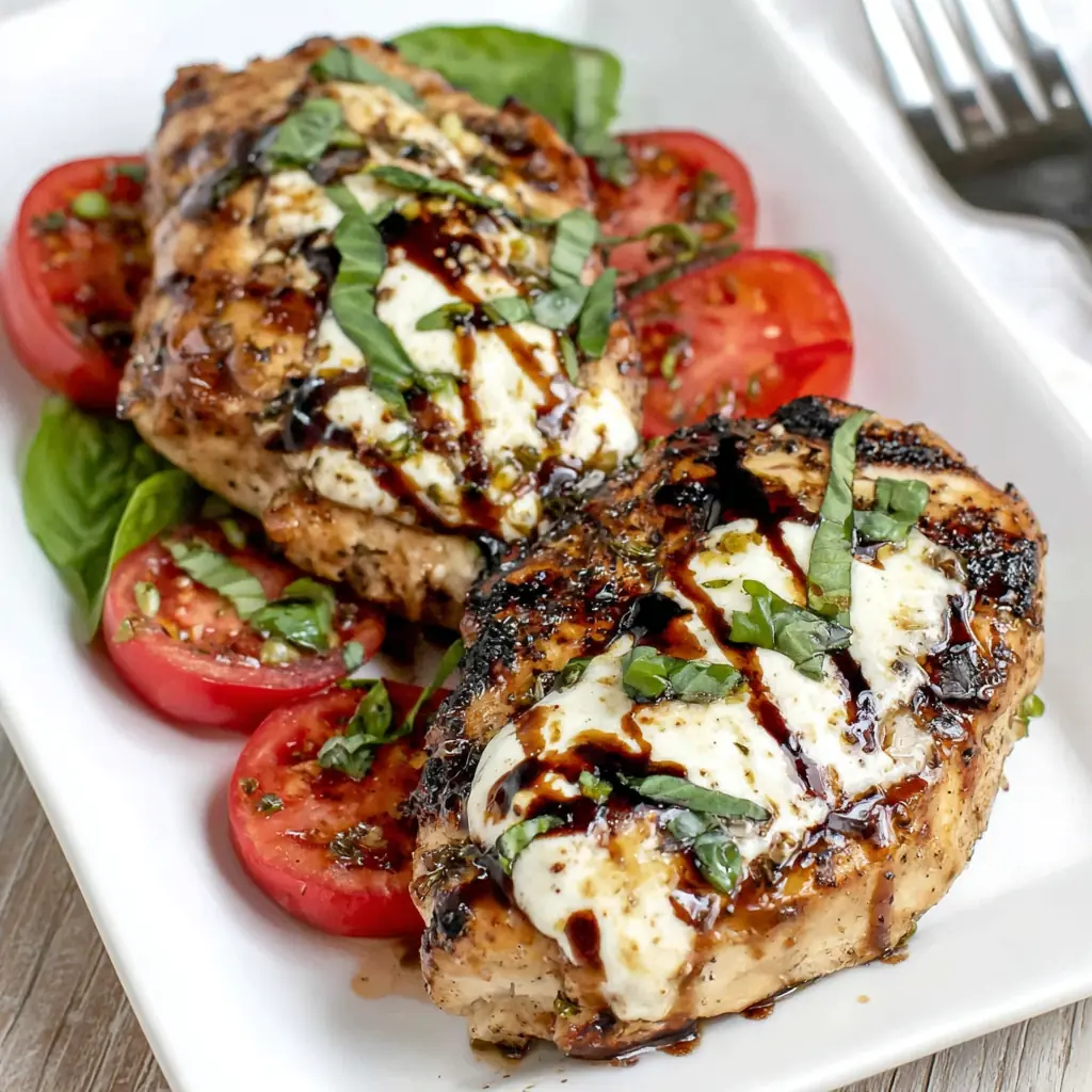 Grilled Chicken Caprese: Amazing 30-Minute Easy Grilled Dinner 4 Grilled Chicken Caprese