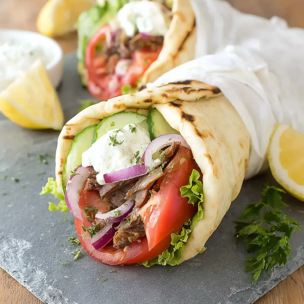 Grilled Skirt Steak Gyros: Easy and Flavorful Greek Dinner 4 Grilled Skirt Steak Gyros