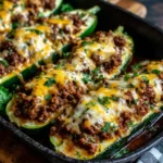 Ground Beef Zucchini Boats
