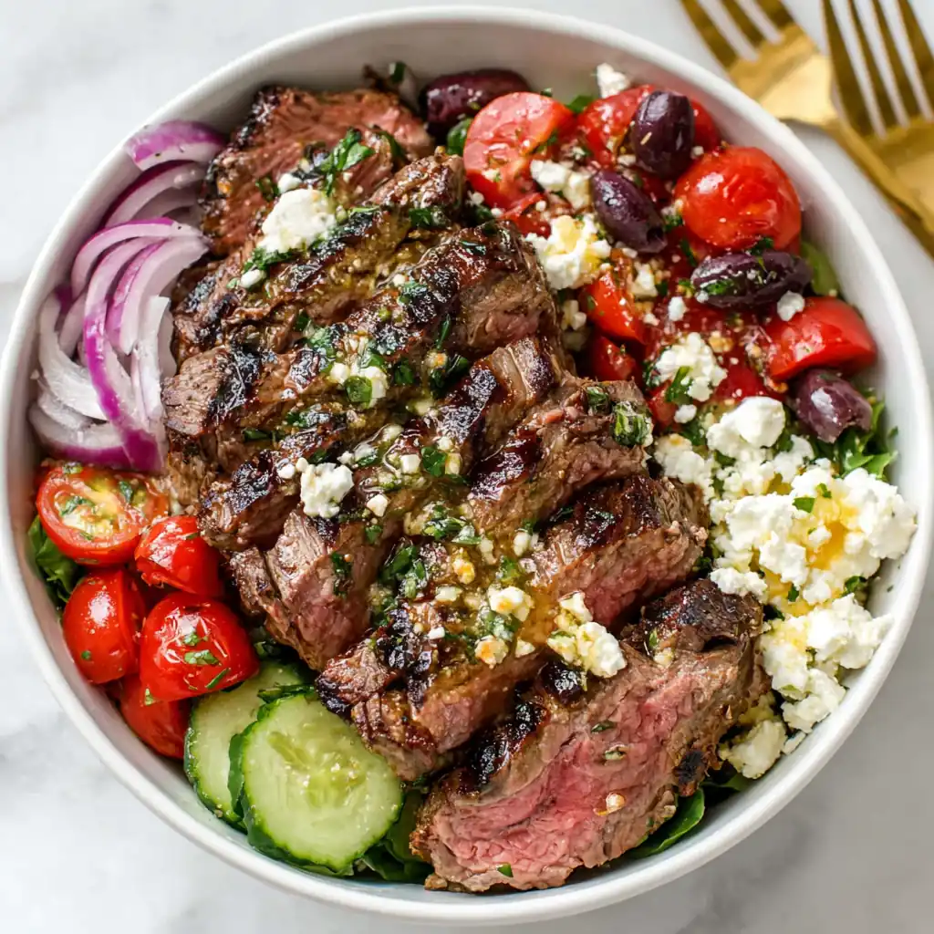 Healthy Steak Bowl – Amazing Mediterranean Dinner Idea 4 Healthy Steak Bowl