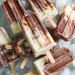 Homemade pudding pops