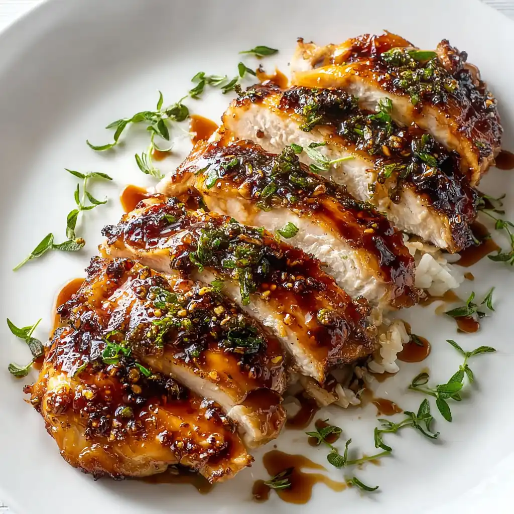 Honey garlic chicken breasts