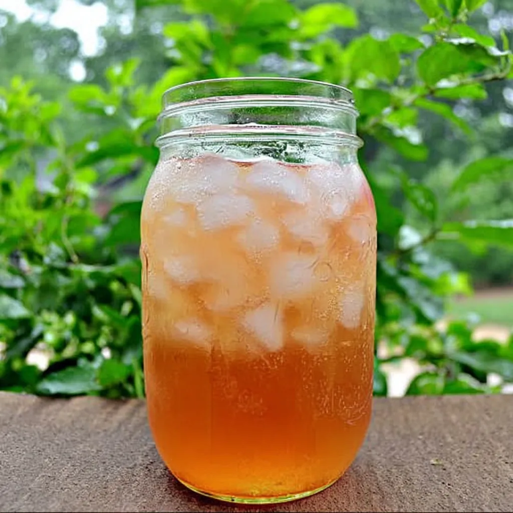 Iced Rhubarb Tea