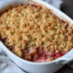 Irresistible Rhubarb Crisp