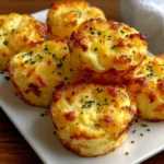 Mashed potato cheese puffs
