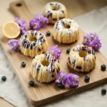 Mini Blueberry Lemon Bundt Cakes