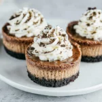 Mini Triple Chocolate Cheesecakes