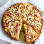 Norwegian Rhubarb Almond Cake