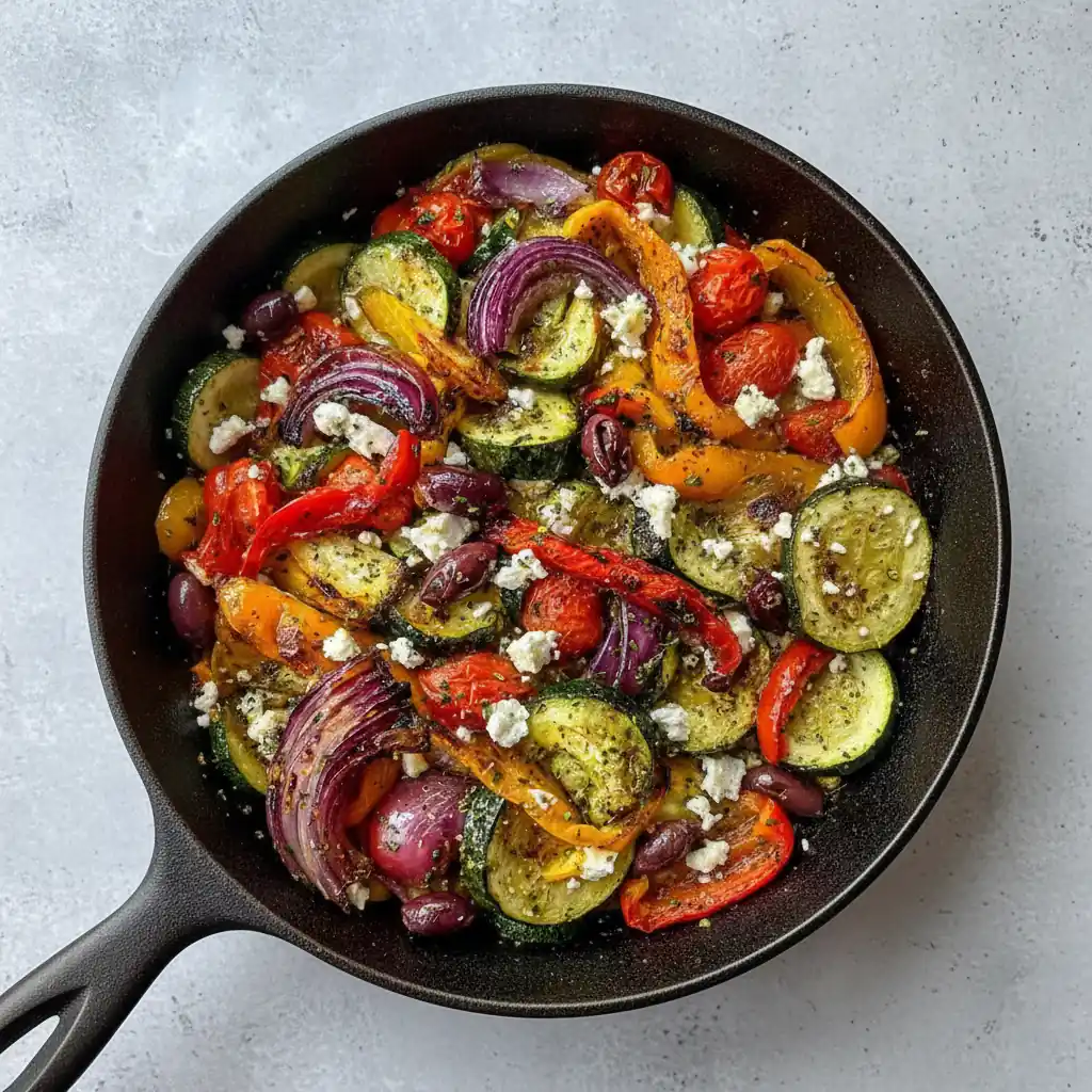 One Pan Greek Vegetables
