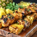 Pineapple Chicken Kebabs