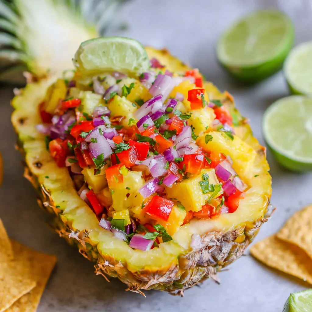 Easy Pineapple Salsa – Fresh Homemade Fruit Salsa in 20 Minutes 4 Easy Pineapple Salsa