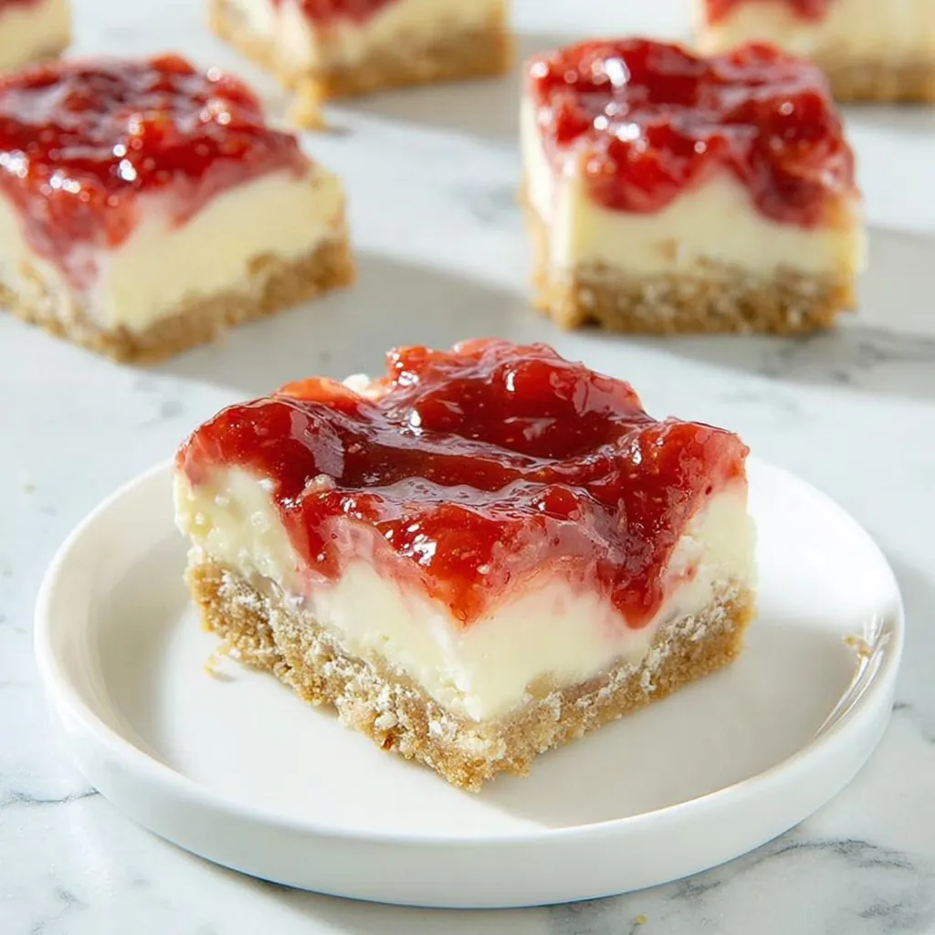 Rhubarb Cheesecake Bars – Amazing Sweet & Tangy Dessert Bars 4 Rhubarb Cheesecake Bars