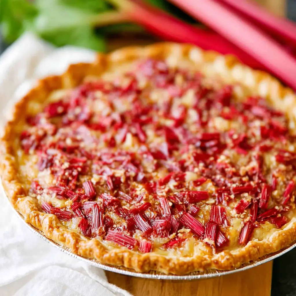 Rhubarb Custard Pie