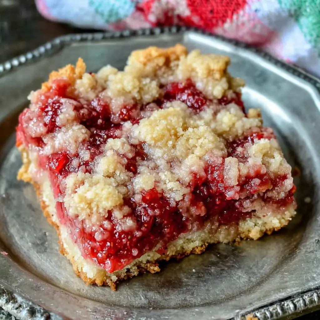 Rhubarb Dessert with Jello