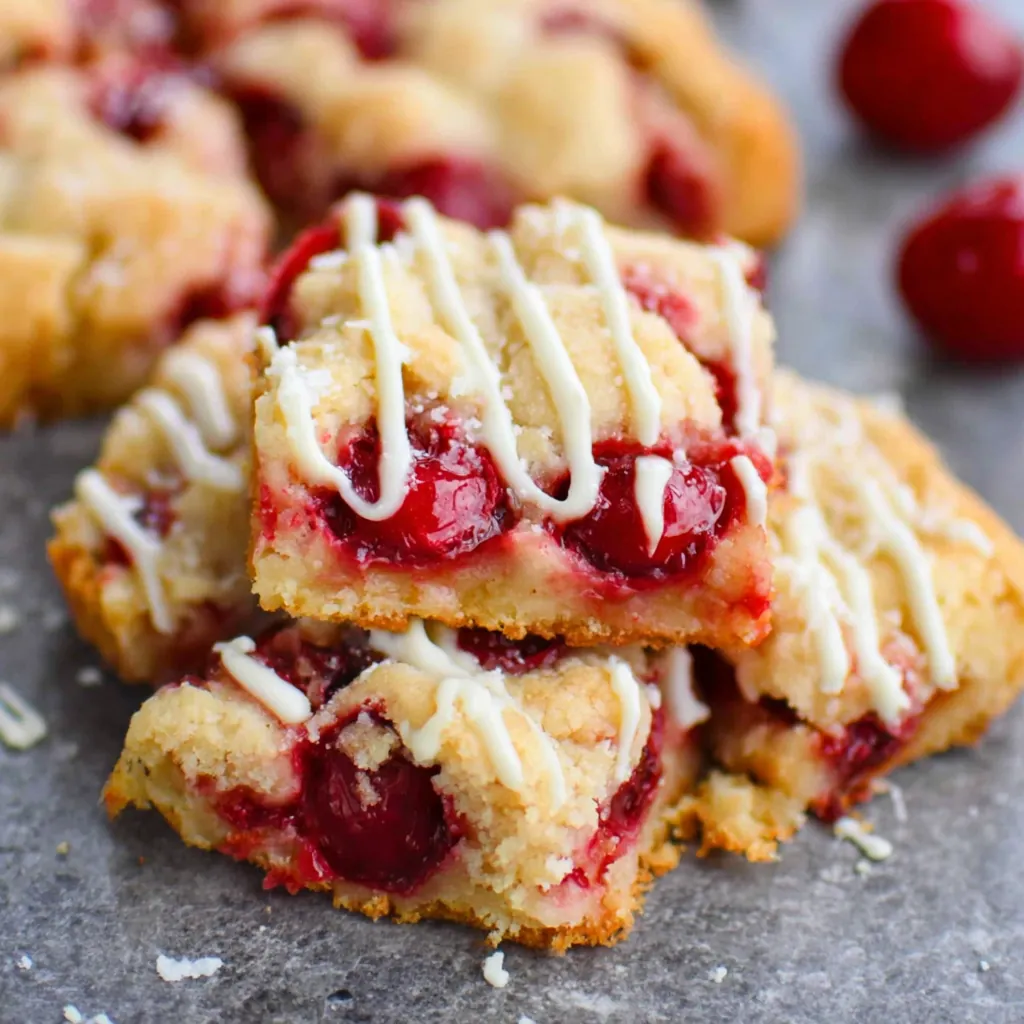 Rhubarb Shortbread Bars