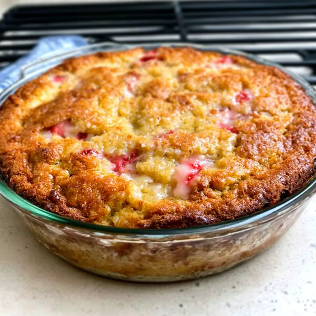 Rhubarb Sour Cream Pie