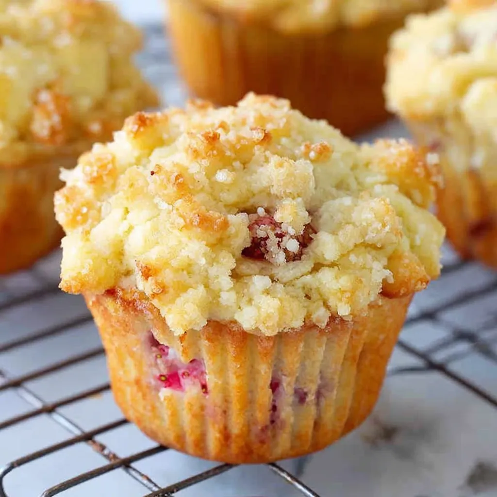 Rhubarb Streusel Muffins – Easy and Delicious Bakery-Style Treat 4 Rhubarb Streusel Muffins