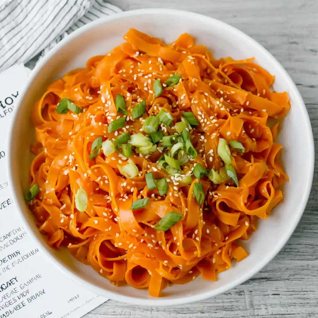 Ribboned Carrot Salad