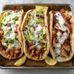 Sheet Pan Chicken Pitas